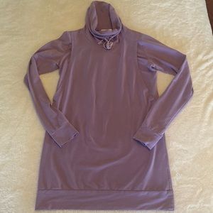 Latched Mama cowlneck tunic Nursing Sweater